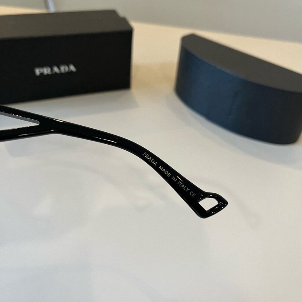 Prada Black Square Sunglasses - image 8